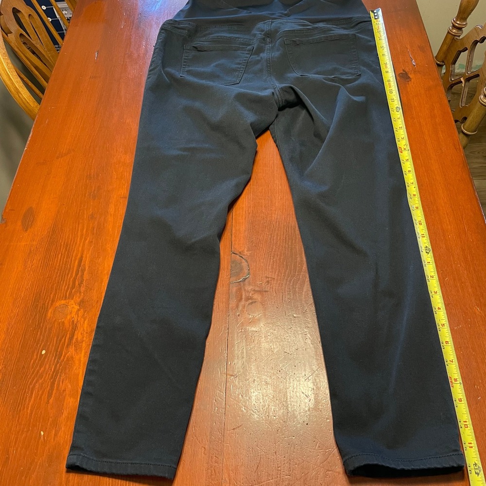 CHIC Black Over Belly Isabel MATERNITY Skinny 14 Jeans Casual Workwear Essential - Picture 5 of 11